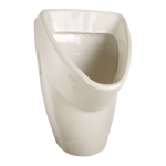 Urinal Livo with a radar flushing unit and integrated power supply, 230 V AC
